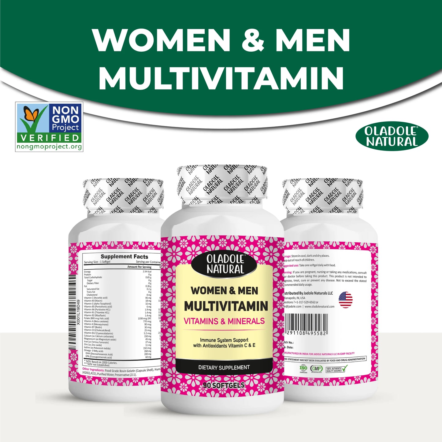 Multivitamin for Men & Women 90 softgels
