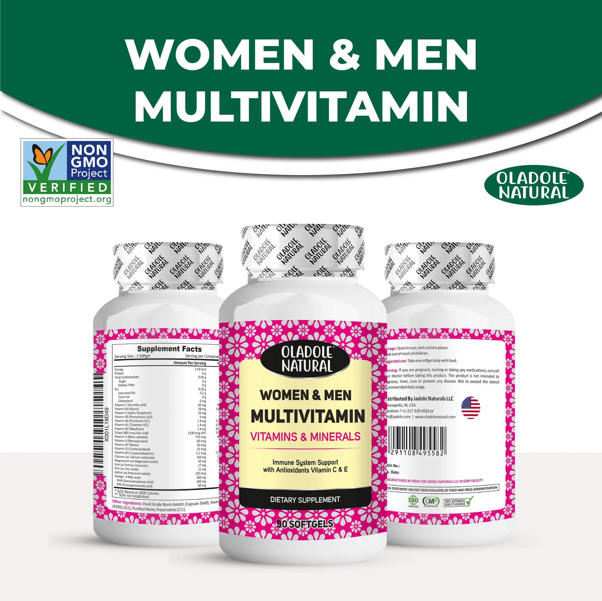 Multivitamin for Men & Women 90 softgels