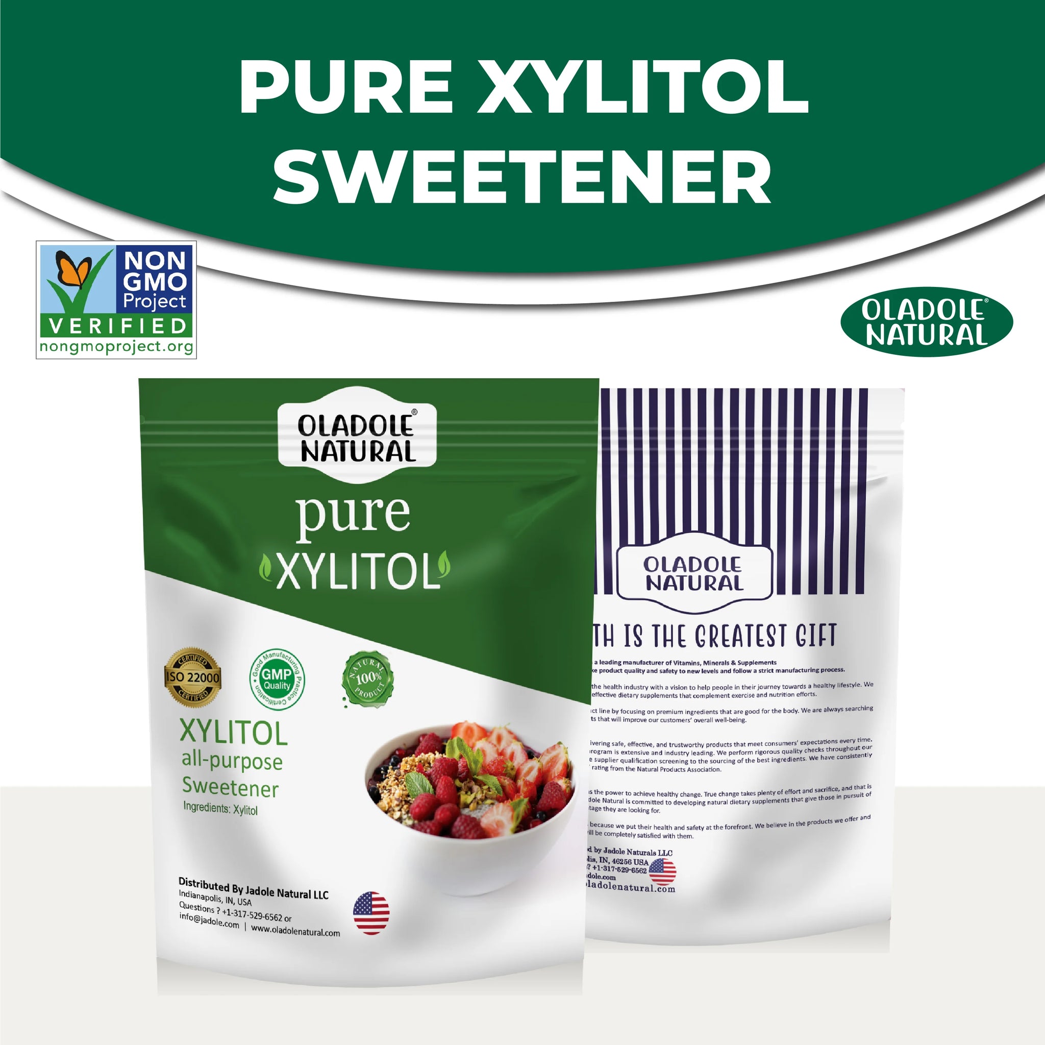 Pure Xylitol Sweetener 500 g