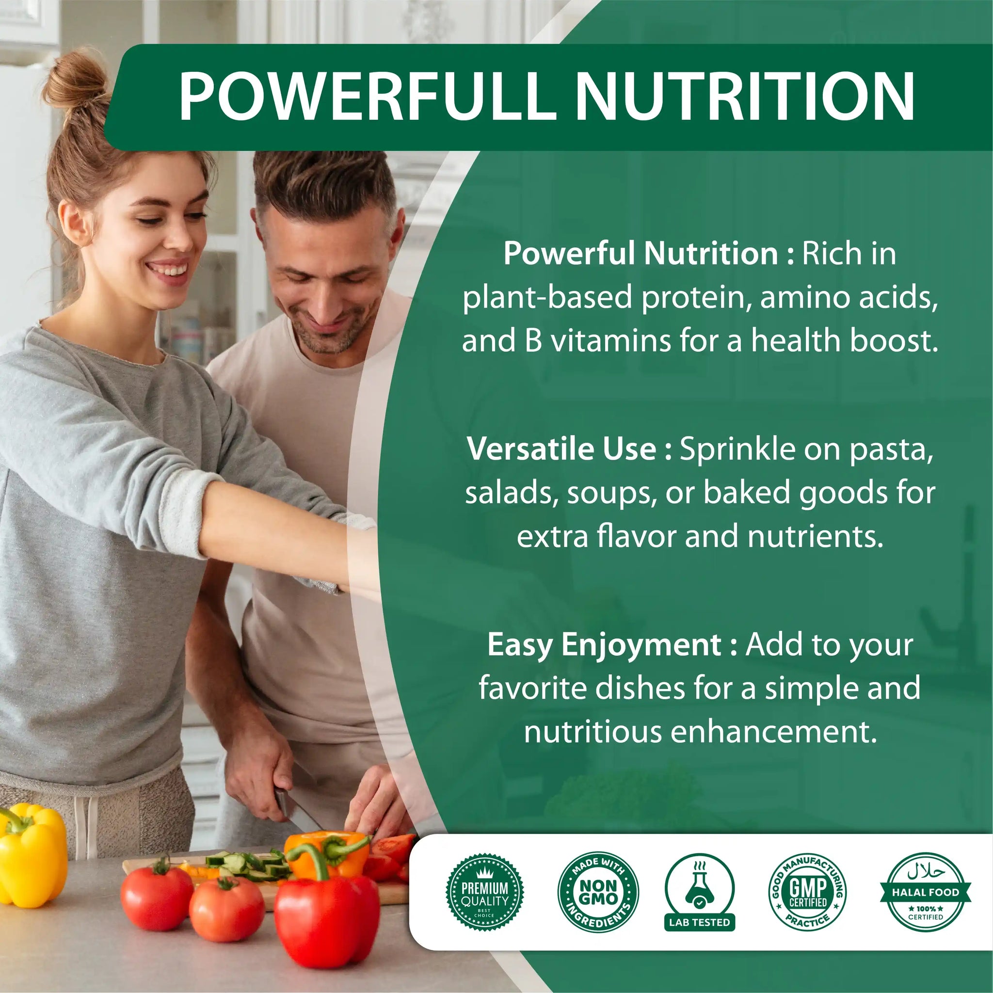 Pure Natural Nutritional Yeast Flakes