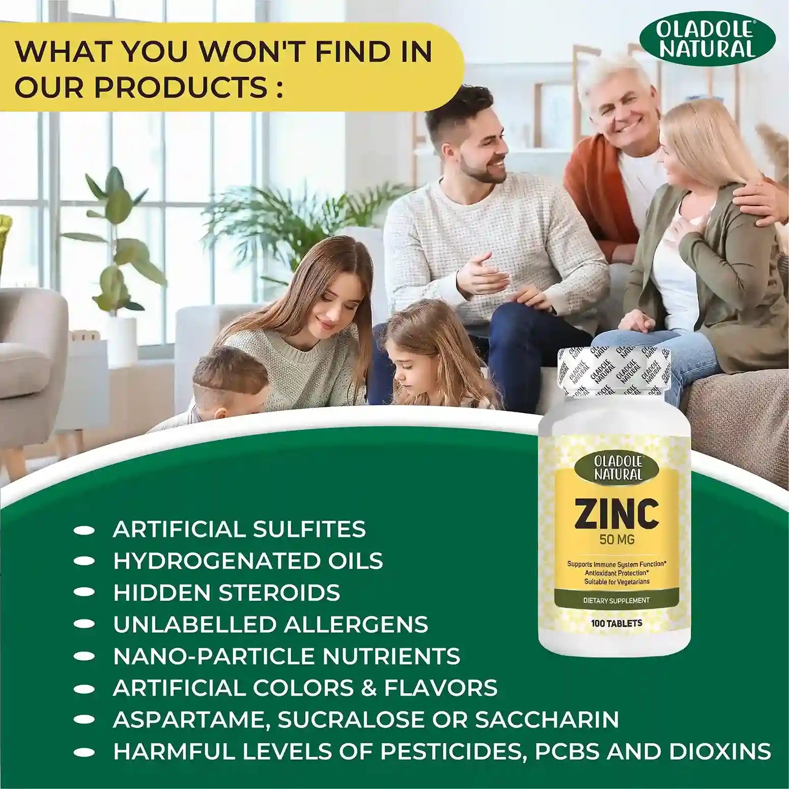 Zinc chelated 50 mg