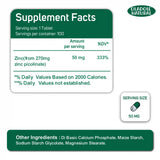 Zinc chelated 50 mg