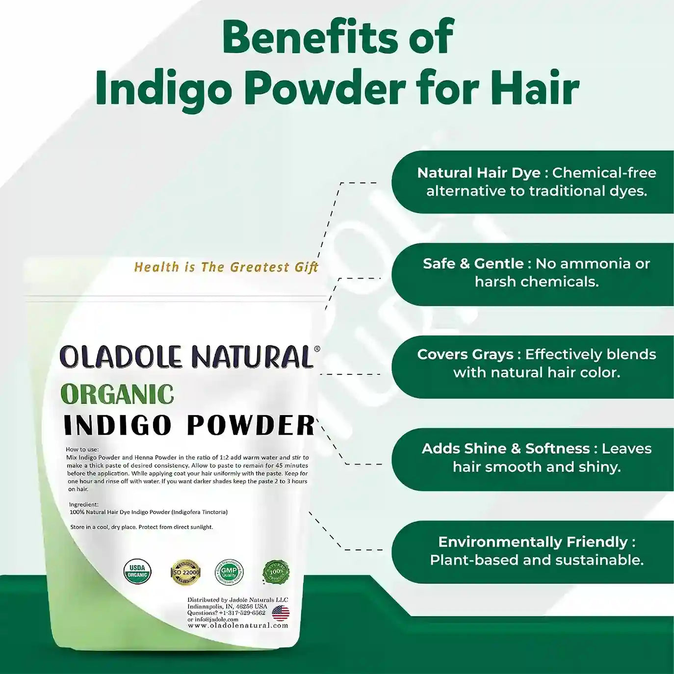 Organic Indigo Powder 300 g