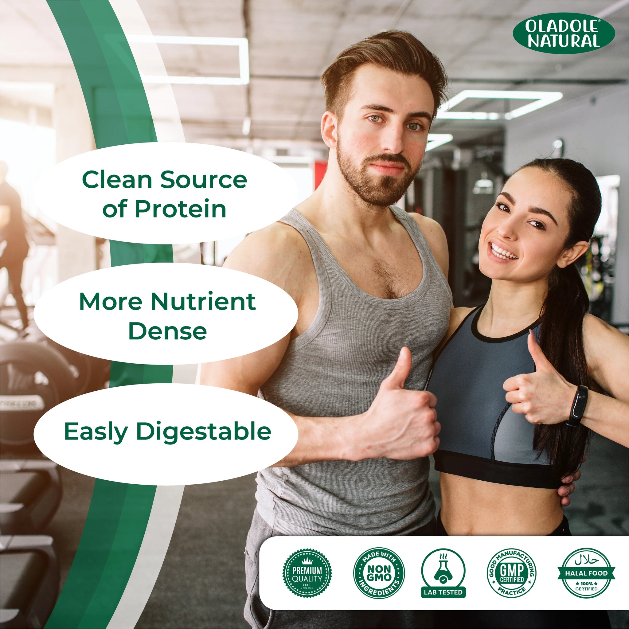 Plant Based Organic Protein Powder 1 Kg Halal