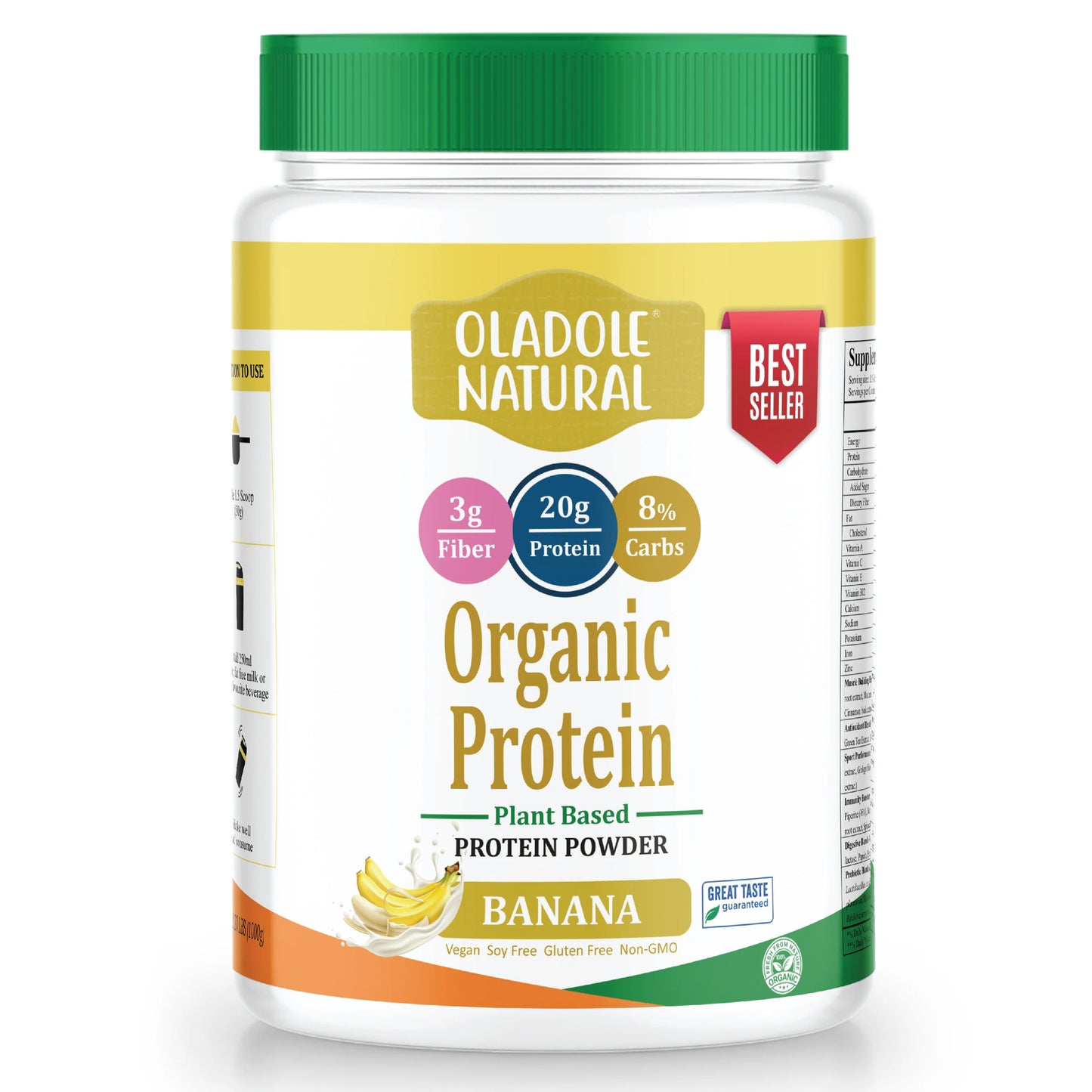 Plant Based Organic Protein Powder 1 Kg Halal