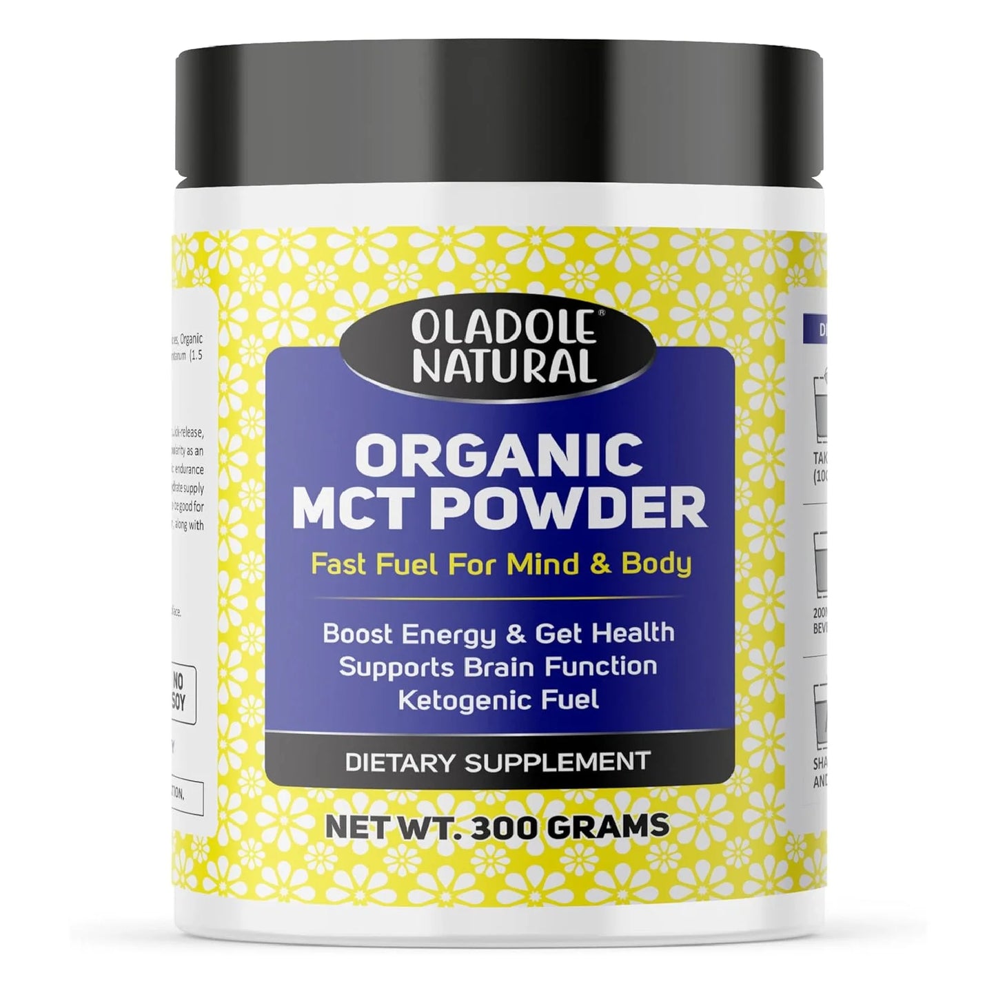 Organic MCT Powder Fast Fuel for Brain & Body 300 g