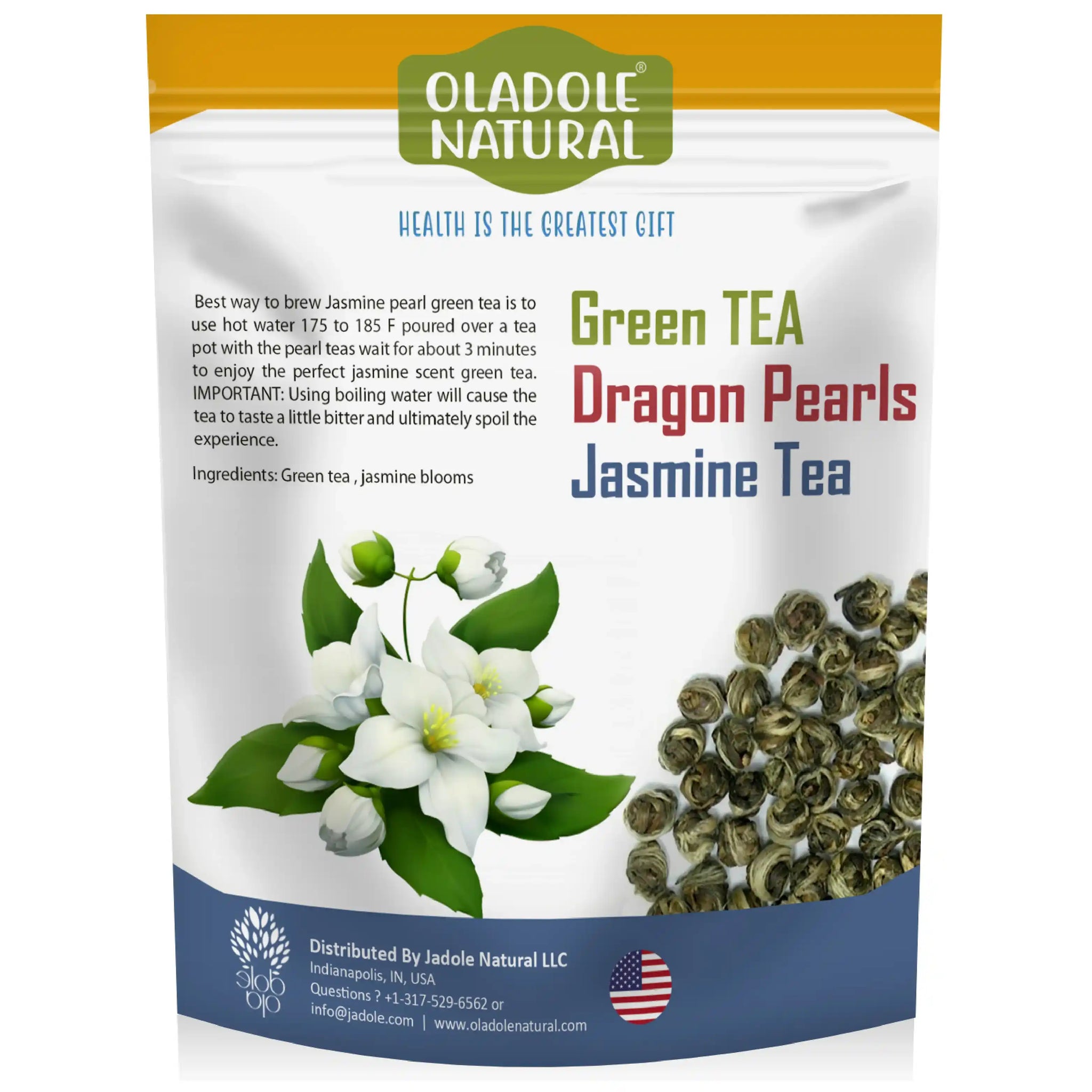 Jasmine Dragon Pearls Green Tea 100 g